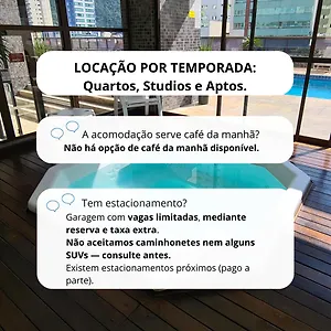Апартаменты - Quartos, E Por Temporada No Centro De Bc